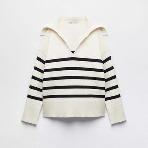 Zara Striped Knit Sweater Size S